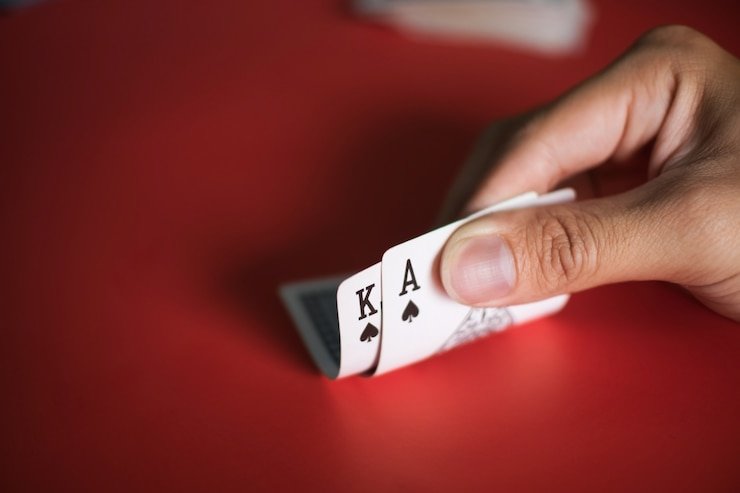 799 ব্ল্যাকজ্যাক গাইডে কার্ড শেখার দৃশ্য